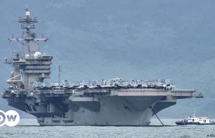 Un porte-avions américain arrive en Corée du Sud pour des exercices – DW – 22/06/2024