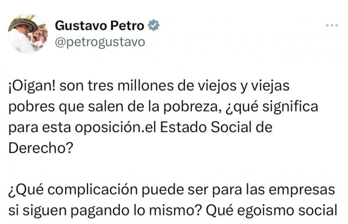 Gustavo Petro annonce qu’il signera la réforme controversée des retraites approuvée au Congrès. Mobilisation prête
