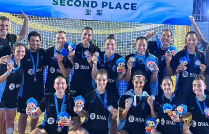Beach handball : L’équipe féminine argentine a remporté la médaille d’argent | Ils sont tombés face à la puissante Allemagne 2 à 0 à Pingtan, en Chine.