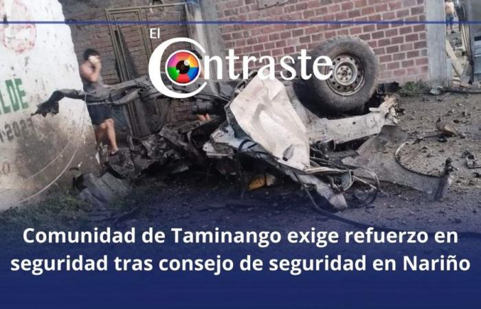 La communauté Taminango exige un renforcement de la sécurité après le conseil de sécurité de Nariño –