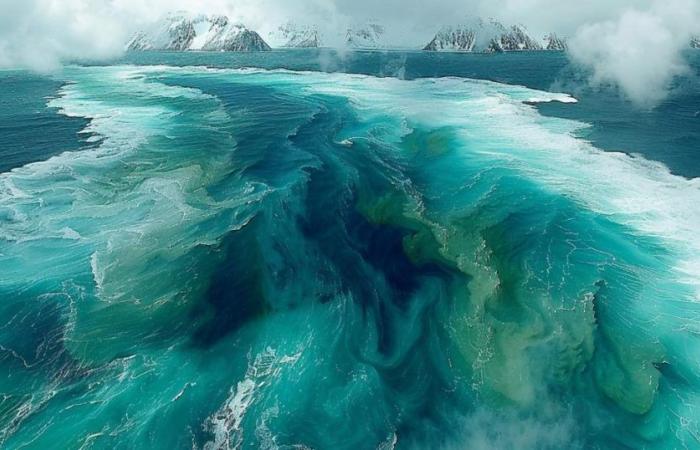 Un océan sur Terre devient vert à cause du changement climatique