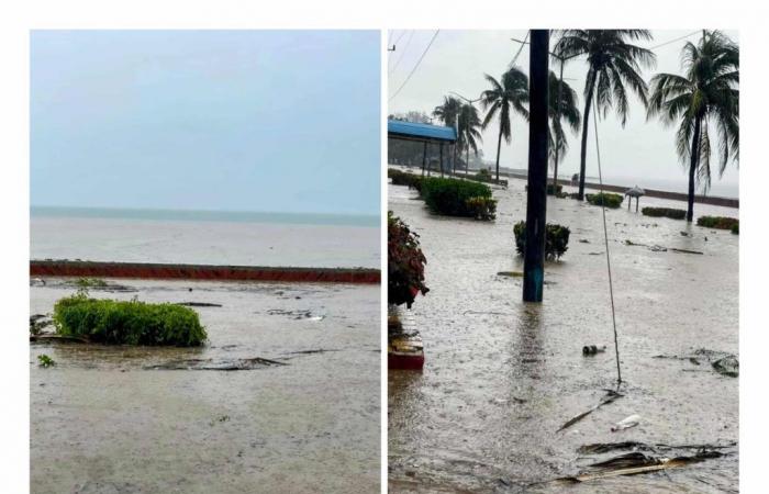 Inondations à Manzanillo en raison d’une forte tempête