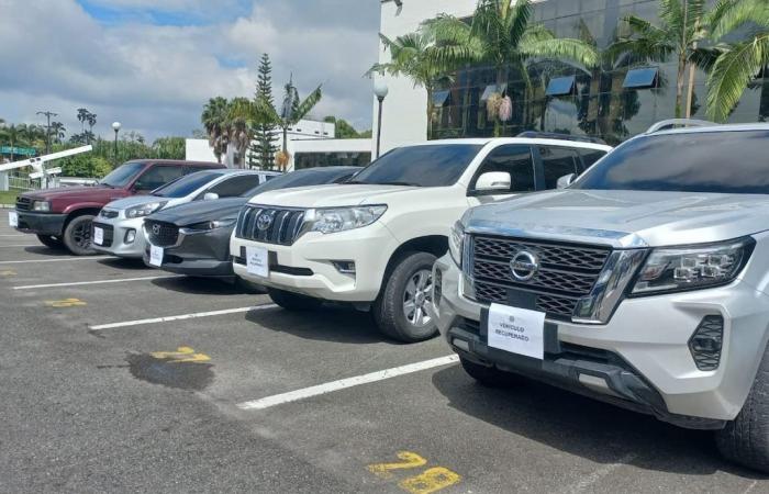 Ils récupèrent 25 véhicules volés à Valle, Quindío et Risaralda