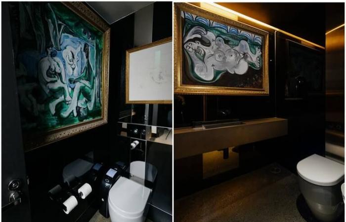 Des tableaux de Picasso sont accrochés dans les toilettes des dames d’un musée en Australie