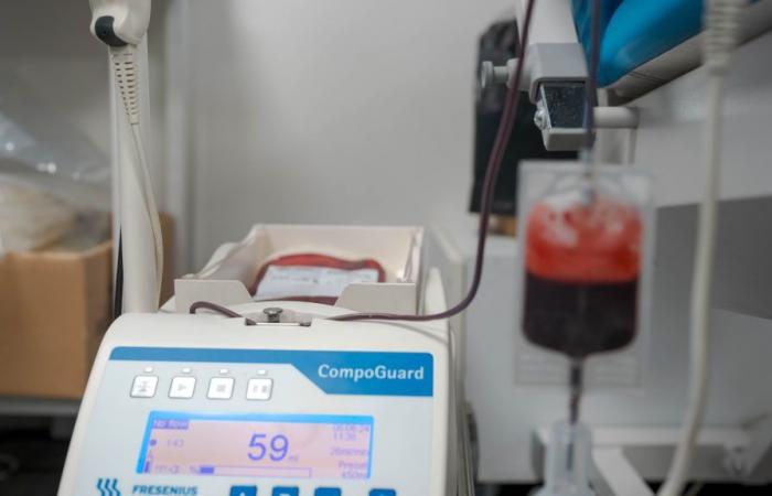 Banque de sang, chargée des dons qui sauvent des vies – Hôpital Clinique San Borja Arriarán