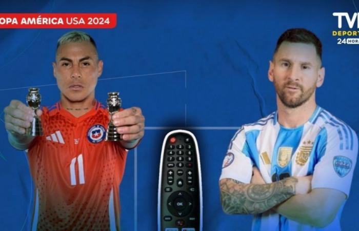O VOIR Chili vs. L’Argentine en Copa América 2024