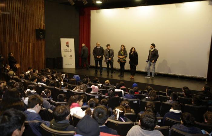 Ils ont inauguré le Premier Festival du Film Français à la Salle Oreste Caviglia