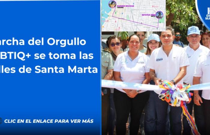 La marche des fiertés LGBTIQ+ descend dans les rues de Santa Marta