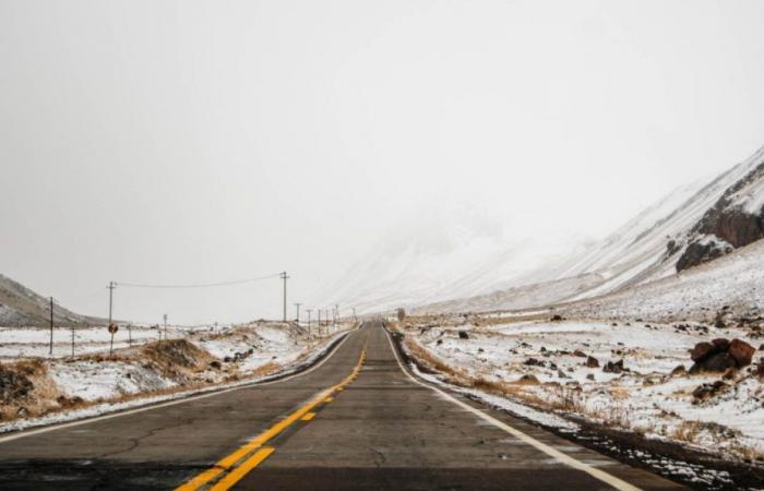 Les chutes de neige affectent les itinéraires et les routes à Mendoza: la liste des coupures