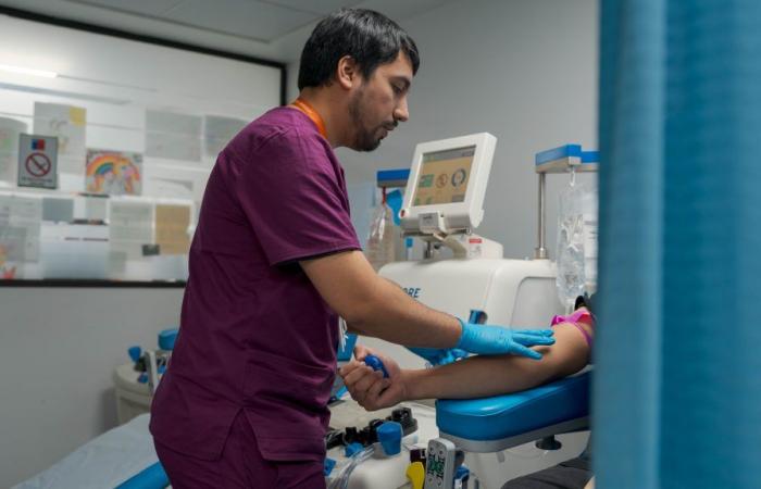 Banque de sang, chargée des dons qui sauvent des vies – Hôpital Clinique San Borja Arriarán