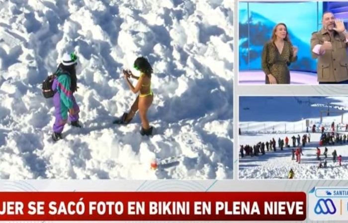 Une jeune Brésilienne choque les hôtes de « Mucho Gusto » après avoir été découverte en train de prendre des photos en bikini dans la neige – Publimetro Chile
