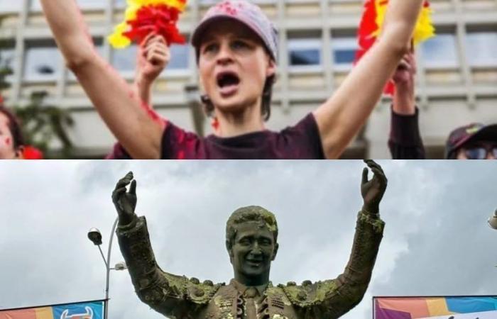 Andrea Padilla s’en prend à la démolition de la statue de César Rincón : « Ils sèment le ressentiment et gaspillent les ressources »