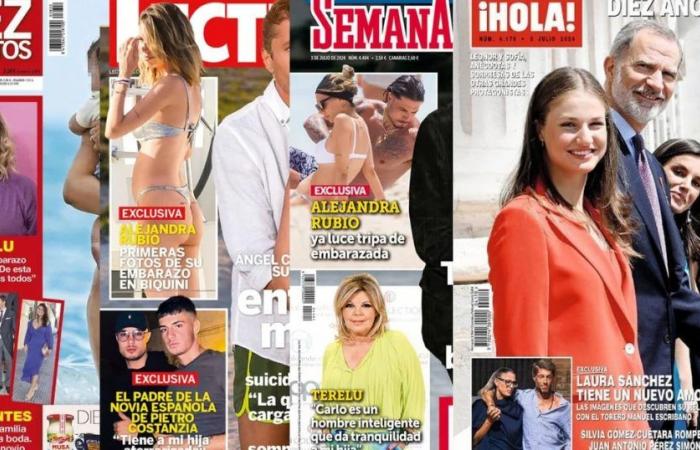 Les magazines à potins de cette semaine : le nouvel amour de Laura Sánchez après sa rupture avec David Ascanio