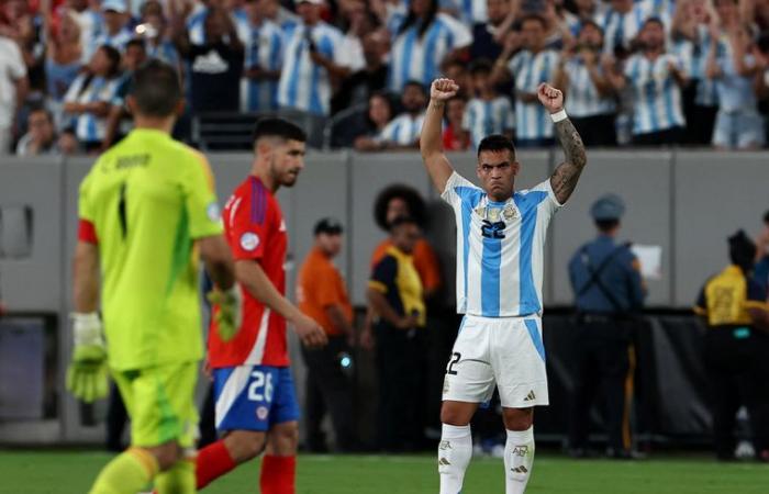 L’Argentine s’est qualifiée pour les quarts de finale après une victoire déchirante contre le Chili grâce à un but de Lautaro – Notes – Copa América 2024