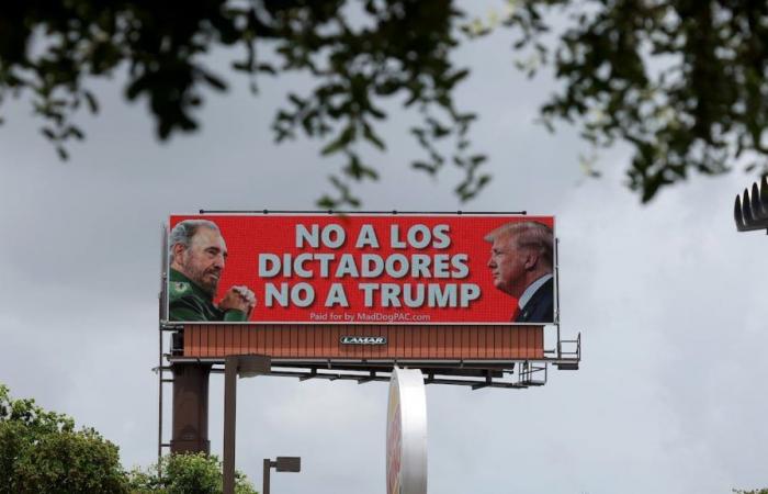 « Non aux dictateurs. Non à Trump », la campagne qui lie Fidel Castro et le leader républicain à Miami