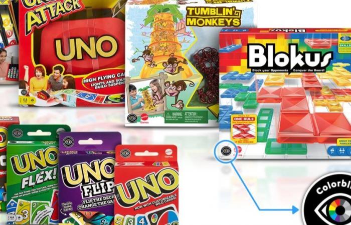 Mattel rendra ses jeux comme Uno plus accessibles aux personnes daltoniennes
