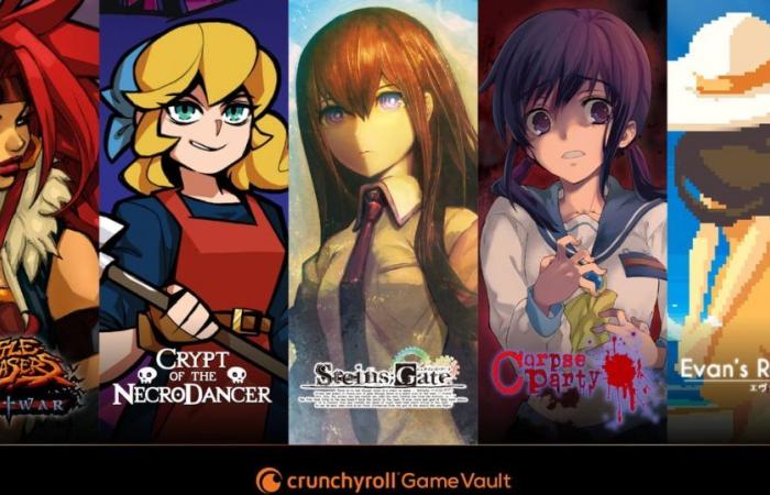 Crunchyroll annonce l’arrivée de 15 titres à son catalogue de jeux Crunchyroll Game Vault