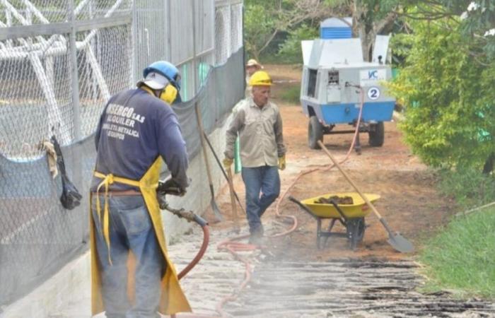 Les travaux inachevés dans les centres sportifs de Bucaramanga ont été réactivés