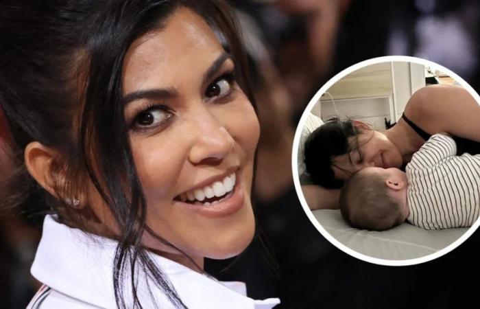 Kourtney Kardashian a révélé pourquoi elle n’a pas quitté la maison pendant 40 jours après son dernier accouchement