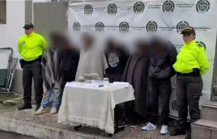 Le gang criminel démantelé appelé « Los Maniceros », à Nariño, compte plus de 30 casiers judiciaires