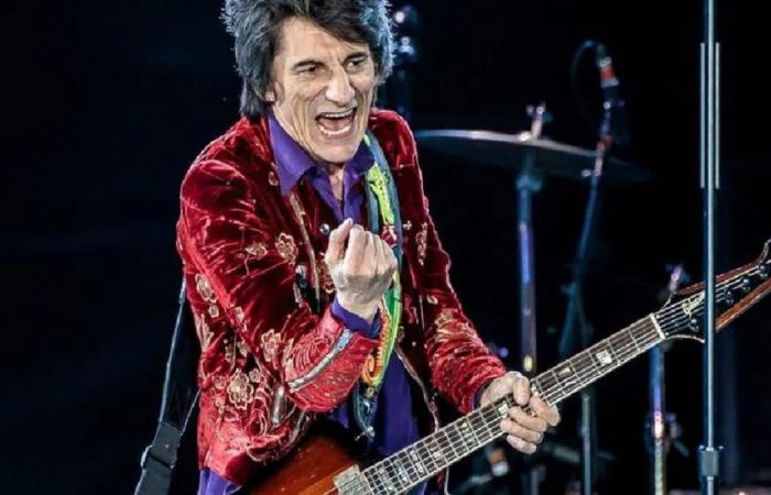 Ronnie Wood a publié une image remerciant les fans argentins des Rolling Stones