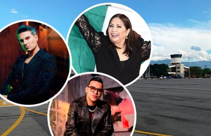 9 avions privés avec des chanteurs célèbres arrivent à Neiva pour San Pedro