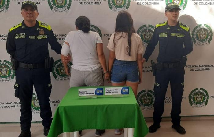 Les « mains de soie » capturées pour vol à Bucaramanga