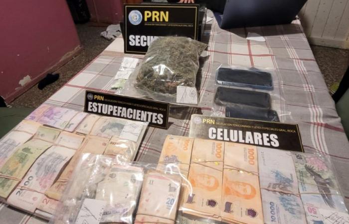 Coup dur pour le trafic de drogue à Roca : 2 points de vente de drogue perturbés