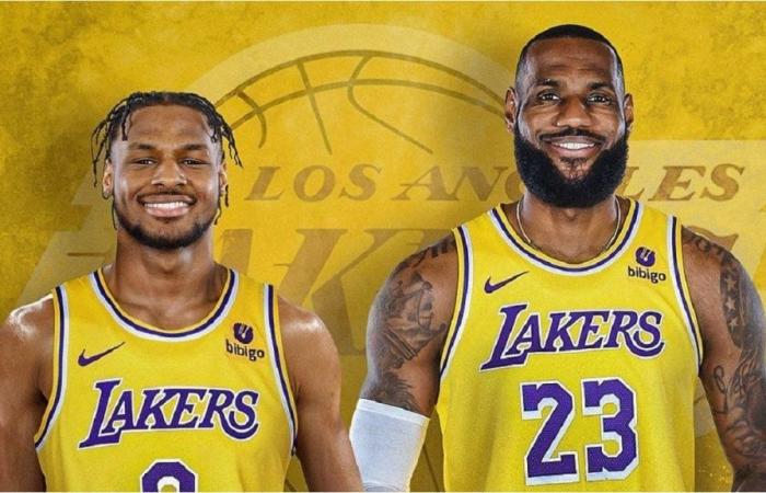 Les Lakers ont repêché le fils de LeBron James et ils joueront ensemble en NBA