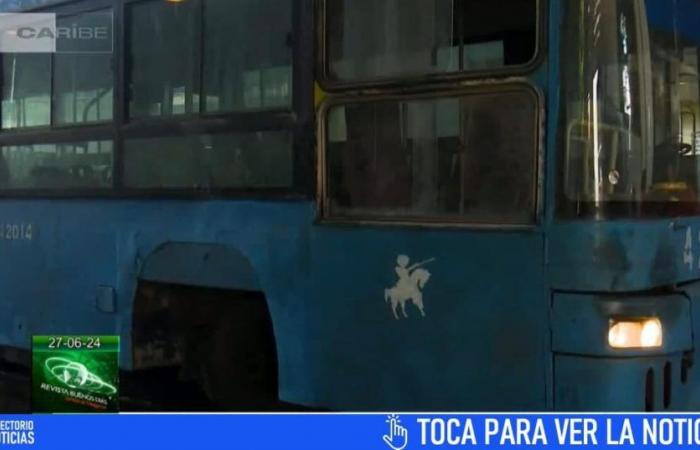 premier bus ferroviaire de marque Yutong qui fonctionnera à Cuba