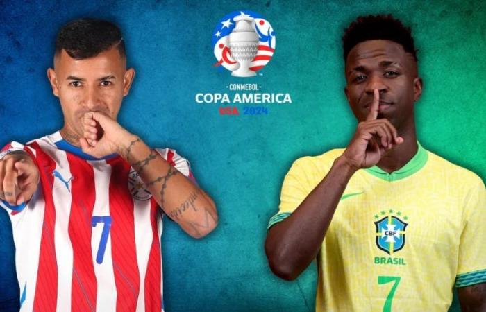 Où regarder le Brésil contre le Paraguay AUJOURD’HUI au Pérou : chaîne de télévision en ligne du match par date 2 du groupe D de la Copa América 2024