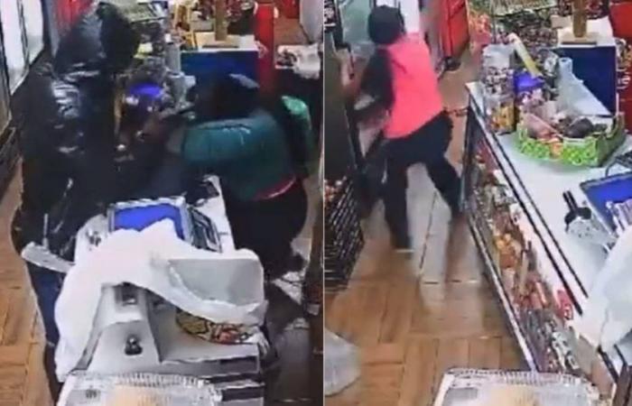 « Au secours ! » : deux étrangers tombent après une agression armée choquante contre une mère et sa fille dans un commerce à Antofagasta