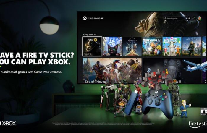 Xbox Cloud Gaming arrive sur Amazon Fire TV à partir de juillet