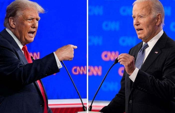 C’était le premier débat électoral entre Joe Biden et Donald Trump : accusations et guerre en Ukraine