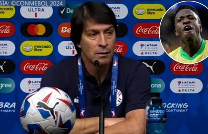 Daniel Garnero a souligné Vinicius après la défaite du Paraguay contre le Brésil : “Il joue d’une manière difficile à accepter”