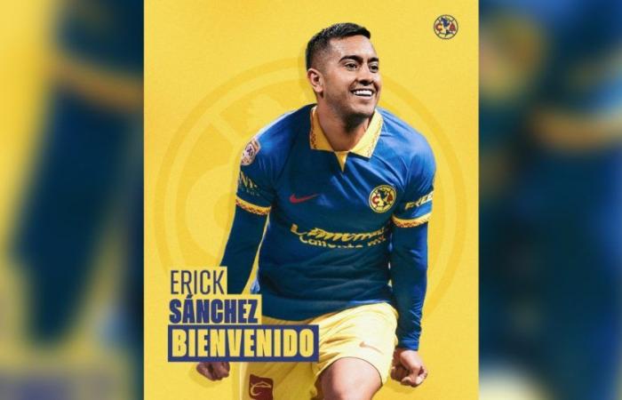 Erick Sánchez renforce l’Amérique… et montre le nouvel uniforme