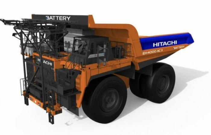 Ce camion-benne minier géant recharge sa batterie en déplacement