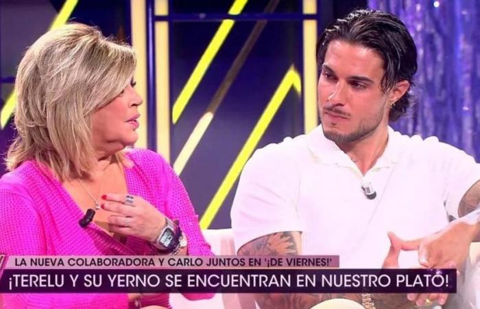 Carlo Costanzia et Terelu Campos se rencontrent pour la première fois sur le plateau : la question de la chaîne de télévision sur sa relation avec Alejandra Rubio