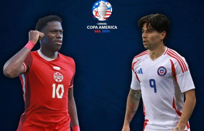 Où regarder Chili vs Canada AUJOURD’HUI : chaîne de télévision en ligne du duel à la date 3 du groupe A de la Copa América 2024