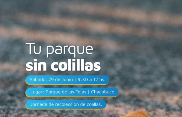 Rejoignez l’événement « Votre parc sans mégots » au Parque de las Tejas