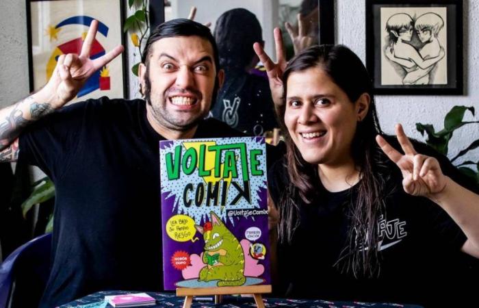 Un magazine Paisa met Volt dans la bande dessinée colombienne