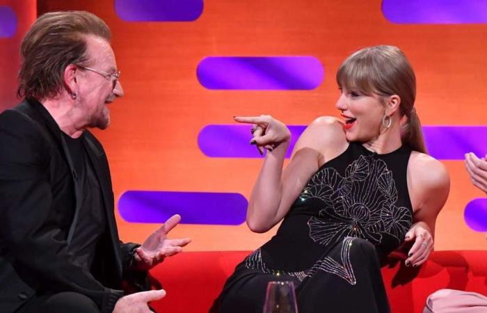 Taylor Swift est arrivée en Irlande et a reçu un accueil chaleureux de la part de U2 : “Élégante et cool”