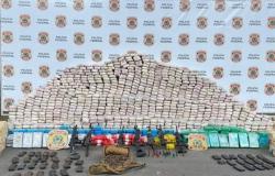 La PNP et la police brésilienne ont saisi plus de 2 mille tonnes de drogue en Amazonie | PNP