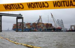 La démolition visant à retirer une partie du Key Bridge de Baltimore afin de libérer le navire coincé a été reportée à lundi en raison du mauvais temps.