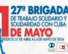 Radio Havane Cuba | La Brigade internationale de volontariat et de solidarité avec Cuba du XVIIIe Mai visitera Cienfuegos