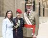Les gestes significatifs de la photographie inédite des retrouvailles privées de Felipe et Letizia avec la princesse Leonor lors du serment du drapeau