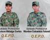 Ce sont les deux militaires assassinés par des dissidents à Silvia, Cauca