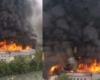 Regarder : Un incendie massif se déclare dans l’usine Alpitronic en Italie
