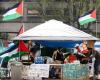 Nouveau campement pro-palestinien à l’Université du Québec à Montréal, selon les organisateurs