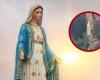 La photo montre « l’apparition de la Vierge » à Guainia, l’un des secteurs connus comme les plus anciens et les plus sacrés